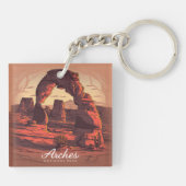 Porte-clés Parc national des Arches Sandstone (Dos)