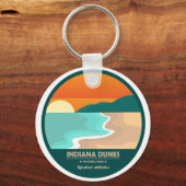 Porte-clés Parc national des dunes de l'Indiana (Recto)