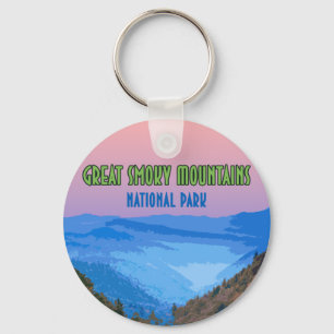 Porte-clés Parc national des Great Smoky Mountains Vintage