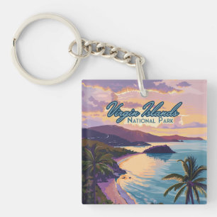 Porte-clés Parc national des Îles Vierges Plage St John