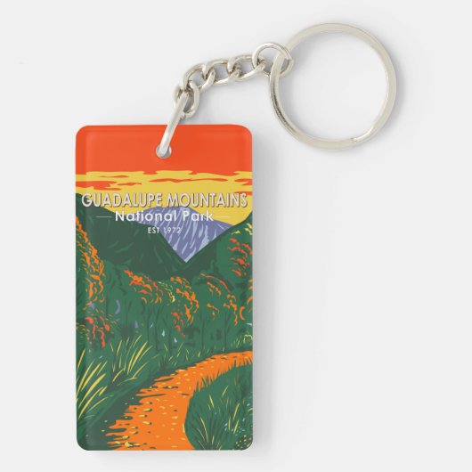 Porte-clés Parc national des monts Guadalupe (Dos)