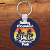 Porte-clés Parc national des Rocheuses (Verso)