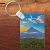 Porte-clés Parc national des Virunga, RD Congo - Volcano Clas (Recto)