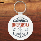 Porte-clés Parc national du Canada de la Péninsule-Bruce (Recto)