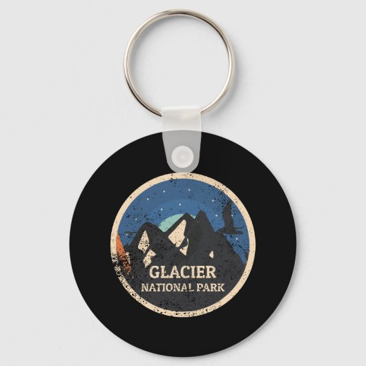 Porte-clés Parc national du Glacier (Recto)