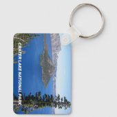 Porte-clés Parc national du lac Crater pittoresque (Verso)