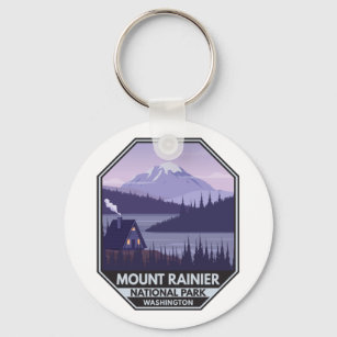 Porte-clés Parc national du Mont Rainier Washington Cabine Re