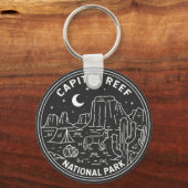 Porte-clés Parc national du récif du Capitol Monoline (Recto)