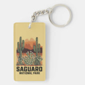 Porte-clés Parc national du Saguaro Cactus (Dos)