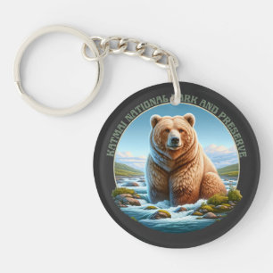 Porte-clés Parc national et réserve de Katmai