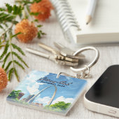 Porte-clés Parc national Gateway Arch Missouri St Louis Retro (Devant Droit)