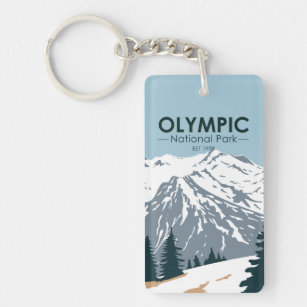 Porte-clés Parc national olympique Washington
