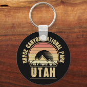 Porte-clés Parc national Retro Bryce Canyon Utah (Recto)