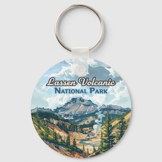 Porte-clés Parc national volcanique de Lassen California Volc (Recto)