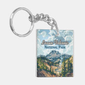 Porte-clés Parc national volcanique de Lassen California Volc (Devant gauche)