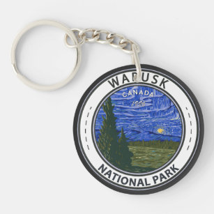 Porte-clés Parc national Wapusk Insigne des aurores nordiques