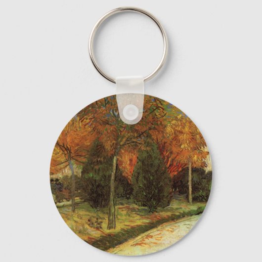 Porte-clés Parc public d'Arles par Vincent van Gogh (Recto)