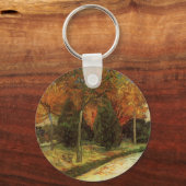 Porte-clés Parc public d'Arles par Vincent van Gogh (Recto)