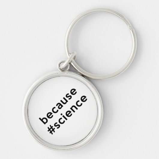 Porte-clés Parce que la science (Devant)