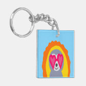 Porte-clés Parcelle de soleil avec lunettes de soleil (Devant gauche)