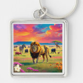 Porte-clés "Parcourir les Prairies" (Devant)