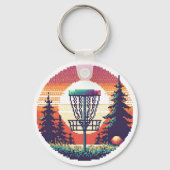 Porte-clés Parcours de golf Pixel Art Disk (Verso)