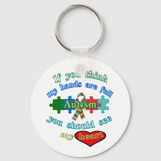 Porte-clés Parent de l'autisme (Recto)