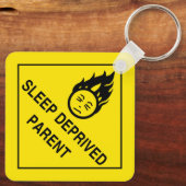 Porte-clés Parent privé du sommeil (Verso)