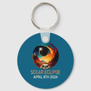 Porte-clés Paresseux Éclipse Solaire Portant Chemise Éclipse 