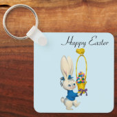 Porte-clés Parfait, Cool Joyeux Pâques, Lapin (Recto)