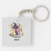 Porte-clés Parfaitement Malin - Chat Sorcière Noire (Dos)