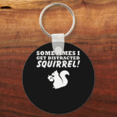 Porte-clés Parfois, J'Aime L'Écureuil Distrait (Recto)