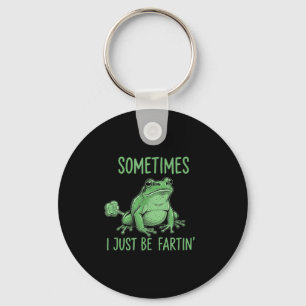 Porte-clés Parfois je fais juste des pets blague mème de gren