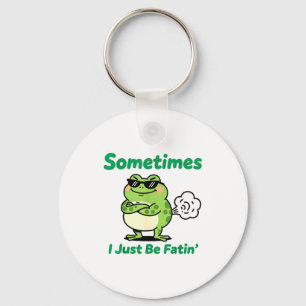 Porte-clés Parfois je fais juste des pets drôles Grenouille V