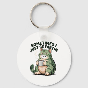 Porte-clés Parfois je fais juste Péter Blague de Grenouille H