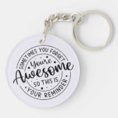 Porte-clés Parfois Vous Oubliez Votre Super (Dos)