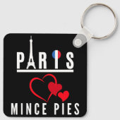 Porte-clés Paris aime Mince Pies Cityscape (Dos)