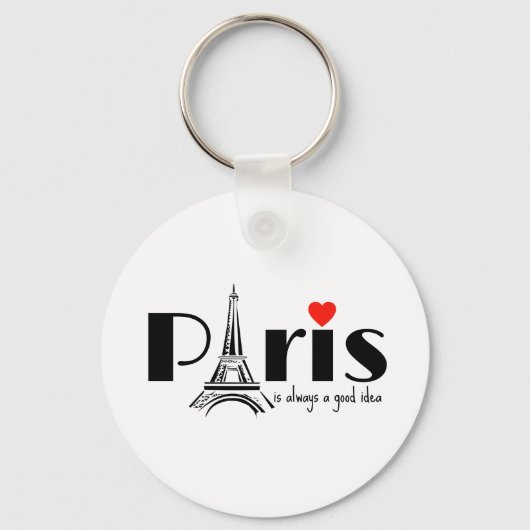 Porte-clés Paris Eiffel Tower Design  (Recto)