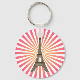 Porte-clés Paris: Eiffel Tower: Vector Drawing: Keychain