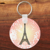 Porte-clés Paris: Eiffel Tower: Vector Drawing: Keychain (Recto)
