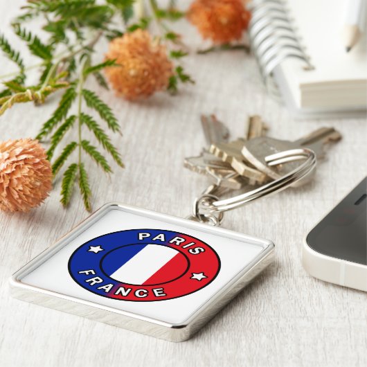 Porte-clés Paris France (Côté)
