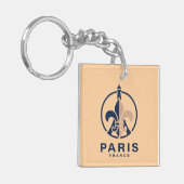 Porte-clés Paris France Europe (Devant gauche)