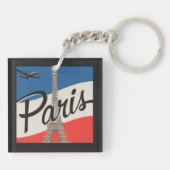 Porte-clés Paris France | Tour Eiffel (Dos)
