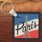 Porte-clés Paris France | Tour Eiffel (Recto)