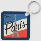 Porte-clés Paris France | Tour Eiffel (Dos)