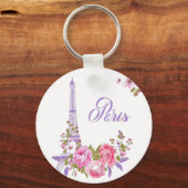 Porte-clés Paris in Bloom Midnight in Paris Floral Paris Roma (Recto)