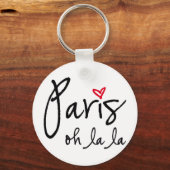 Porte-clés Paris oh la la la (Recto)