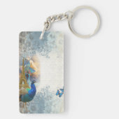 Porte-clés Paris peacock collage (Dos)