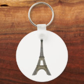 Porte-clés Paris : Tour Eiffel : Dessin vectoriel : (Recto)
