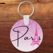 Porte-clés Paris Tour Eiffel Ombre (Recto)